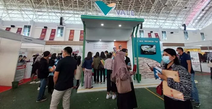 Ramaikan Unhas Career Expo 2022, Stan PT Vale Diminati Pencari Kerja