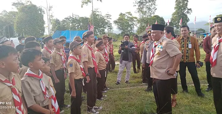 Buka Jambore Cabang Konawe 2022, Bupati Ingatkan Pentingnya Gerakan Pramuka