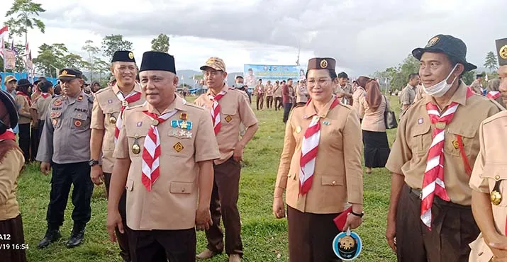 Buka Jambore Cabang Konawe 2022, Bupati Ingatkan Pentingnya Gerakan Pramuka