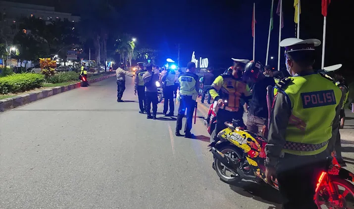 Marak Teror Pembusuran, Polresta Kendari Kerahkan 250 Personel