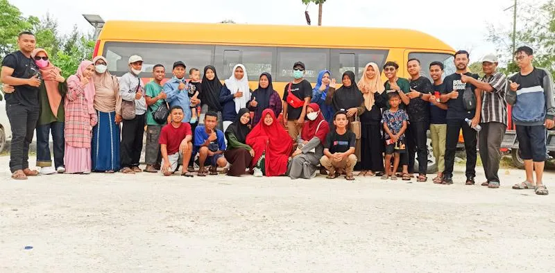 Pantai Mutiara di Buteng Jadi Pilihan Rekreasi Keluarga Usai Lebaran