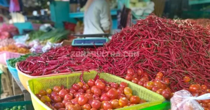 Usai Lebaran Harga Cabe Normal, Sejumlah Sembako Naik