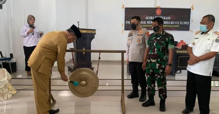 Bupati Mubar Ajak Masyarakat Sukseskan TMMD ke-113