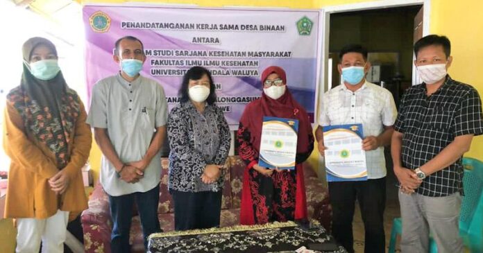 Prodi Kesmas UMW Kendari Bentuk Desa Binaan di Kecamatan Lalonggasumeeto