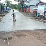 VDNI Kembali Bangun 2 Km Jalan Beton di Desa Tani Indah VDNI Kembali Bangun 2 Km Jalan Beton di Desa Tani Indah
