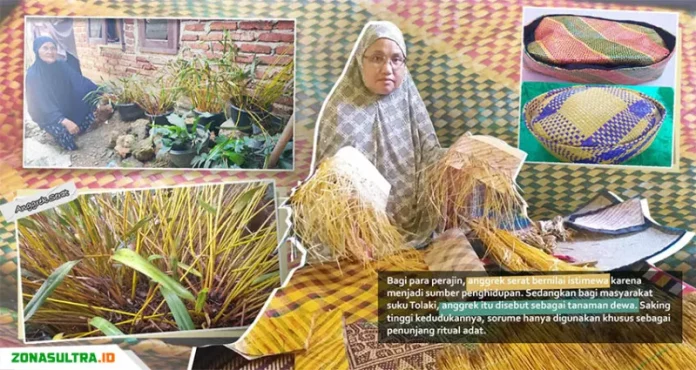 Asnawati memproduksi songkok, tikar adat