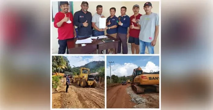 kso KSO-MTT Perbaiki Jalan Lingkar Tambang Blok Mandiodo