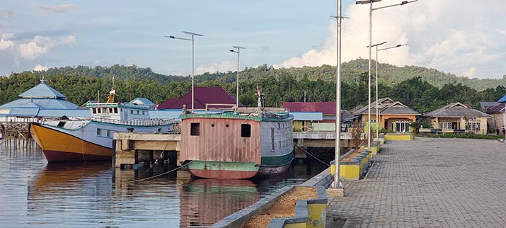 Peta Rencana. pengembangan status pelabuhan Rakyat Kabupaten Konawe Kepulauan.