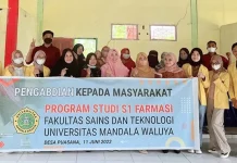 Prodi Farmasi UMW Kendari Latih Warga Puasana Produksi Jamu dan Kosmetik Tradisional Prodi Farmasi UMW Kendari Latih Warga Puasana Produksi Jamu dan Kosmetik Tradisional