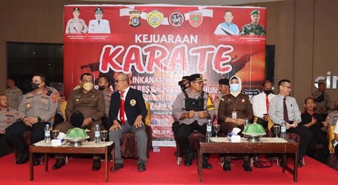 Kejuaraan Karate Piala Kapolres Baubau 2022 Resmi Digelar