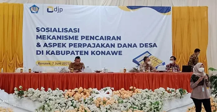 IMG20220607113924 KPP Pratama Kendari Bersama DPMD Konawe Gelar Sosialisasi Perpajakan Dana Desa