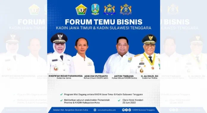 Kadin Sultra Buka Keran Dagang Antar Provinsi dengan Jatim