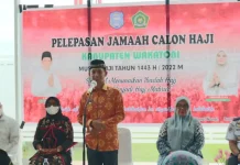 JCH Wakatobi Berangkat, Bupati Titip Doa Berkah untuk Daerah