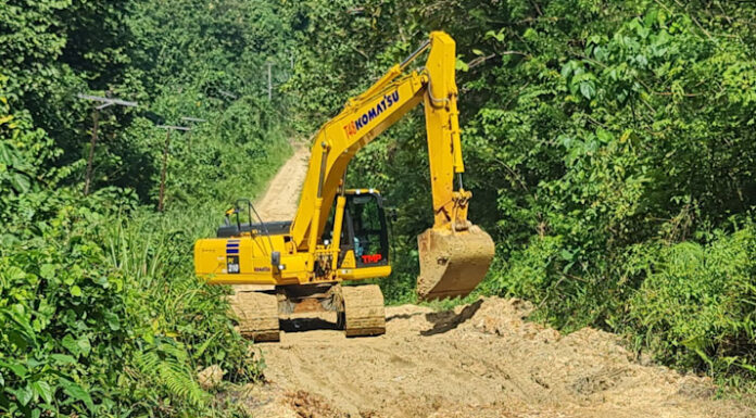 PT GKP Bantu Perbaikan Jalan di Konkep