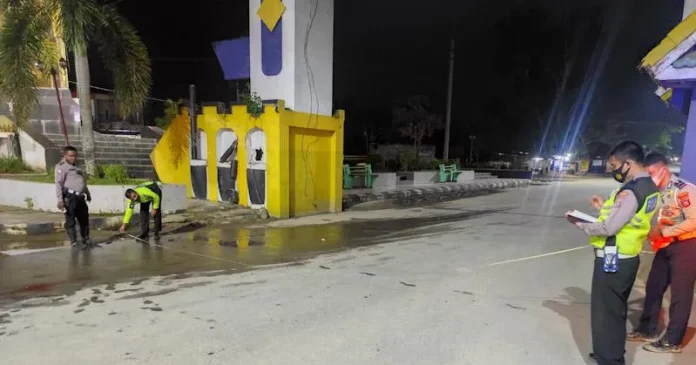 Kecelakaan Lalu Lintas di Gerbang Ranomeeto, Seorang Pemuda Meninggal