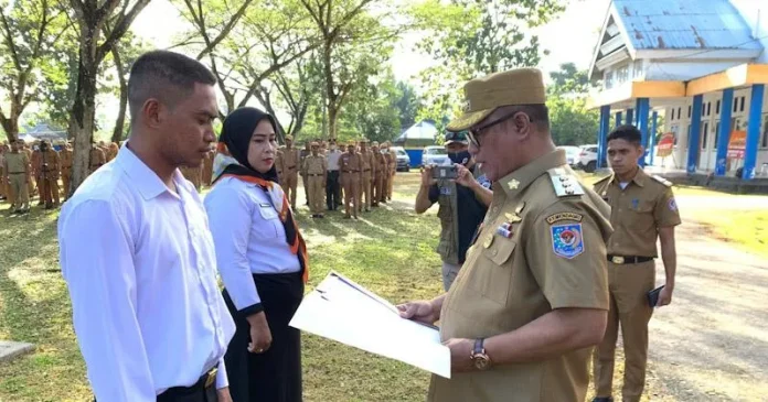 Pj Bupati Mubar Kukuhkan Satgas Penyakit Mulut dan Kuku Hewan Ternak
