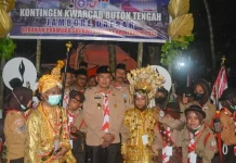 Beri Semangat Peserta Jambore Daerah, Pj Bupati Sambangi Tenda Kwarcab Buteng Beri Semangat Peserta Jambore Daerah, Pj Bupati Sambangi Tenda Kwarcab Buteng