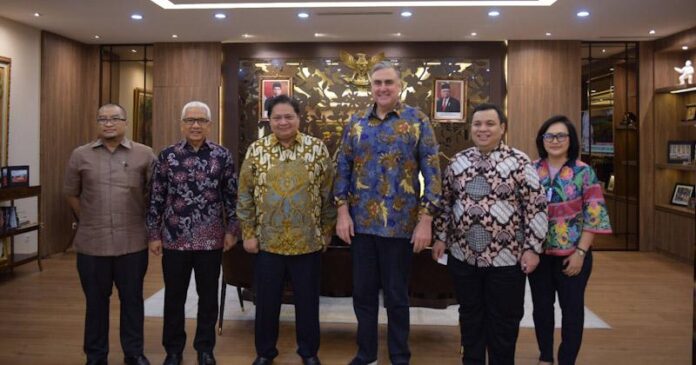 Bertemu GM IBM Asia Pasifik, Menko Airlangga Paparkan Potensi Ekonomi Digital Indonesia