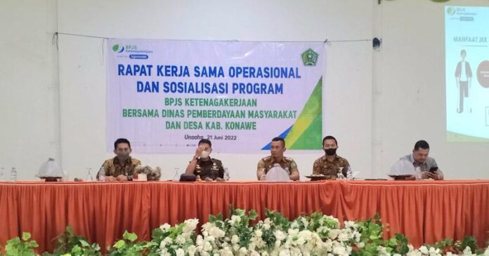 Aparat Desa Hingga Pekerja Rentan di Konawe Bakal Dilindungi BP Jamsostek