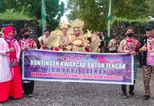 Kenakan Kostum dari Bahan Daur Ulang, Kontingen Kwarcab Buteng Antusias Ikuti Karnaval Jamda Kenakan Kostum dari Bahan Daur Ulang, Kontingen Kwarcab Buteng Antusias Ikuti Karnaval Jamda