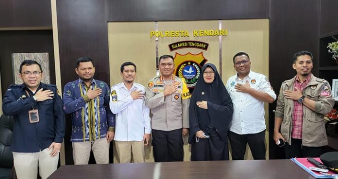 KPU Kendari Gadeng Polresta Hadapi Pemilu