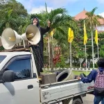 Aksi Tutup Mulut di Rektorat UHO, Kohati Sultra Beri Pesan pada Korban Pelecehan Seksual Aksi Tutup Mulut di Rektorat UHO, Kohati Sultra Beri Pesan pada Korban Pelecehan Seksual