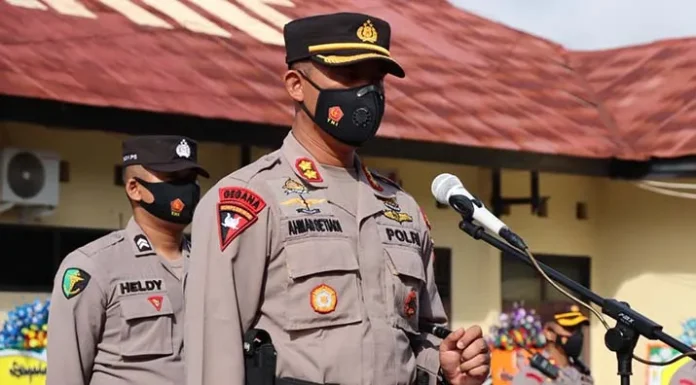 46 Anggota Polres Konawe Naik Pangkat
