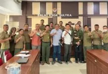 BKSDA Sultra Berupaya Selamatkan Anoa yang Muncul di PT SCM BKSDA Sultra Berupaya Selamatkan Anoa yang Muncul di PT SCM
