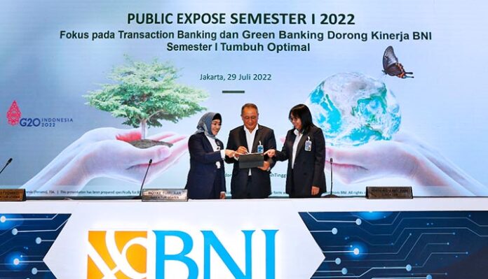 Transaction Banking dan Green Banking Dorong Kinerja BNI Semester I Tumbuh Optimal