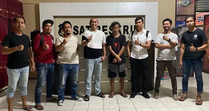 curi Curi Besi Kapal, Seorang Pria Ditangkap Polisi di Bawah Jembatan Teluk Kendari