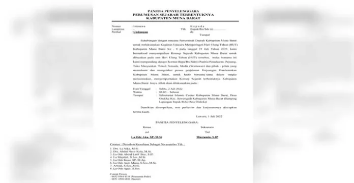 Mantan Asisten III Setda Mubar Keberatan Namanya Dicatut Jadi Ketua Panitia Perumusan Sejarah Pemekaran