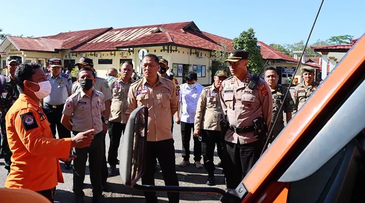 Pemkab Konawe dan Polres Gelar Apel Siaga Penanganan Bencana
