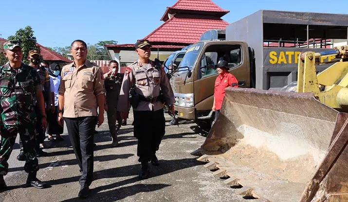 Pemkab Konawe dan Polres Gelar Apel Siaga Penanganan Bencana