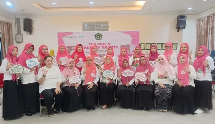 280 Wanita Lakukan Tes IVA dan Sadanis Gratis di Kanwil Kemenag Sultra