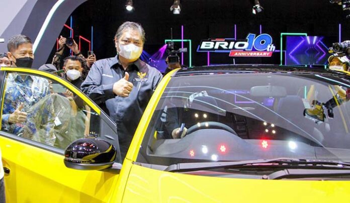 Buka GIIAS 2022, Airlangga: Pemerintah Beri Banyak Insentif untuk Hadirkan Mobil Listrik