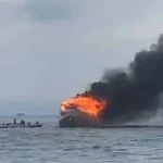 Pompa Alkon Rusak, Kapal Penumpang Bombana-Baubau Alami Kebakaran Pompa Alkon Rusak, Kapal Penumpang Bombana-Baubau Alami Kebakaran