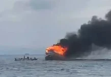 Pompa Alkon Rusak, Kapal Penumpang Bombana-Baubau Alami Kebakaran Pompa Alkon Rusak, Kapal Penumpang Bombana-Baubau Alami Kebakaran