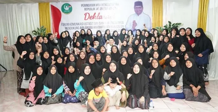 Forum Ustaz dan Santri Purwakarta Dukung Airlangga Hartarto Maju Pilpres 2024