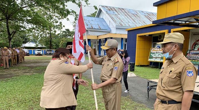 Sekda Lepas 32 Peserta Kwarcab Mubar Ikuti Jambore Tingkat Nasional