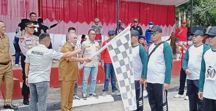 IMG20220815134542 Lewat Gerak Jalan 17 Kilometer, KSK Ajak Masyarakat Bangun Ekonomi