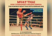 Jelang Porprov XIV, Muay Thai Kendari Gelar Turnamen Sekaligus Menjaring Atlet Jelang Porprov XIV, Muay Thai Kendari Gelar Turnamen Sekaligus Menjaring Atlet