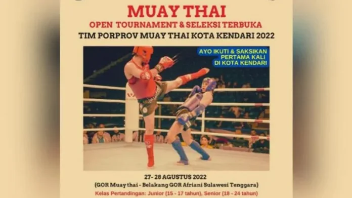 Jelang Porprov XIV, Muay Thai Kendari Gelar Turnamen Sekaligus Menjaring Atlet