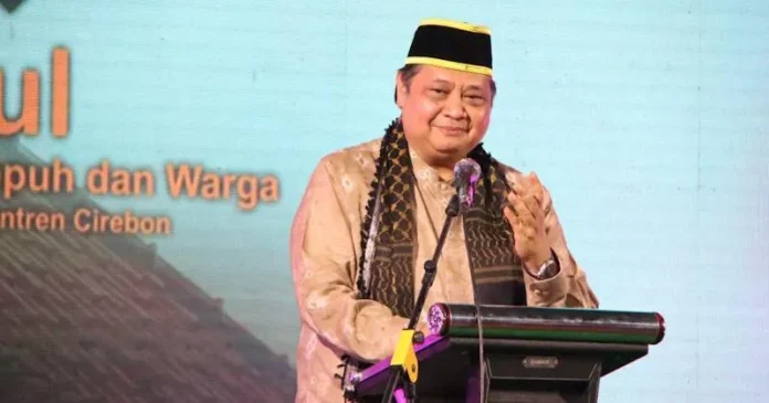 Airlangga Minta Doa Ulama agar Mampu Jaga Tren Positif Perekonomian RI