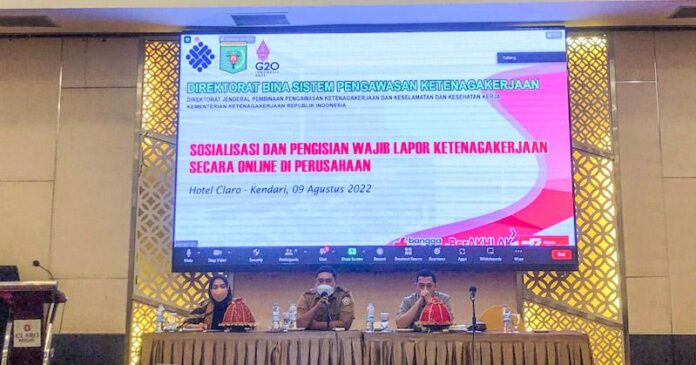 BP Jamsostek Sultra Sosialisasi Program Jaminan Sosial ke 100 Perusahaan