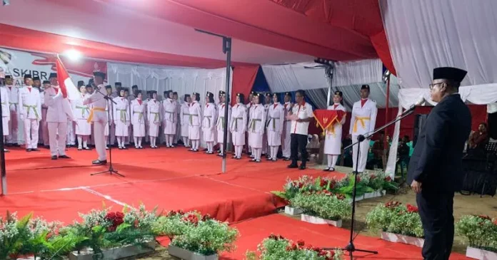 Pj Bupati Mubar Kukuhkan 79 Anggota Paskibraka