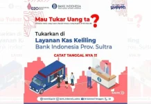 Ini Jadwal Kas Keliling BI Sultra dan Penukaran Uang Kertas Tebaru Ini Jadwal Kas Keliling BI Sultra dan Penukaran Uang Kertas Tebaru