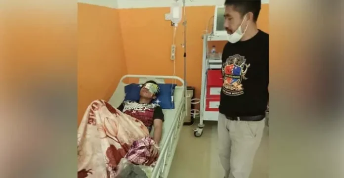 busuruho Aksi Pembusuran Kembali Terjadi di Depan Kampus UHO