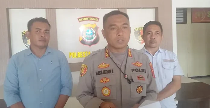 Kapolresta Kendari, Kombes Pol Muhammad Eka Faturrahman. (Yudin/zonasultra.id)