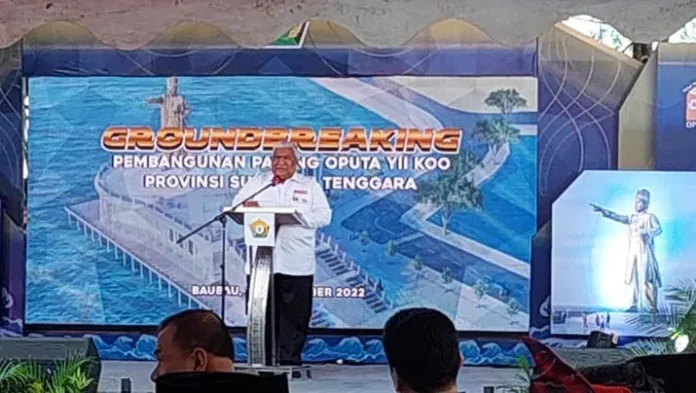 307674100_10220775000394772_5446583706098861680_n Habiskan Anggaran Rp60 Miliar, Ali Mazi Ungkap Alasan Bangun Patung Oputa Yi Koo di Baubau