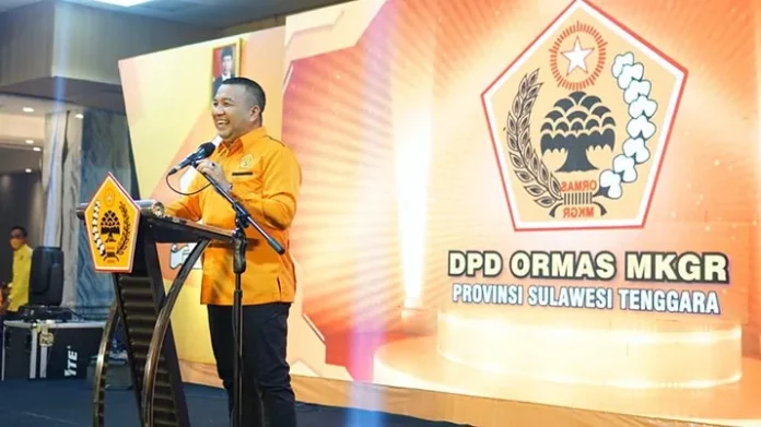 Ketua DPD MKGR Sultra, Aksan Jaya Putra (AJP)